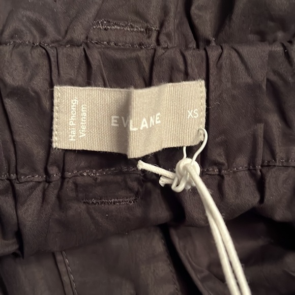 Everlane The Easy Button Front Skirt 100% Cotton in black Size XS NWT - Picture 9 of 13